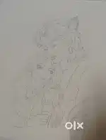 drawing krishan Radha