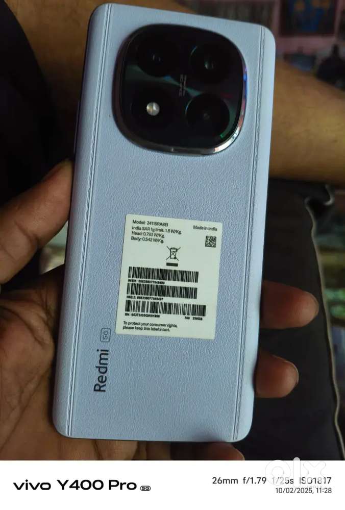 Redmi Note 14 Pro plus 20 month warranty