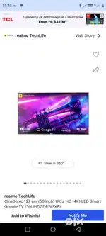LED SMART GOOGLE TV (55 INCH)
