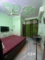1BHK fully furnished with AC near Metro station