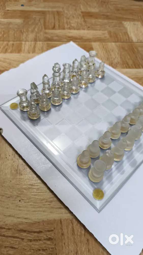 Glass chess board