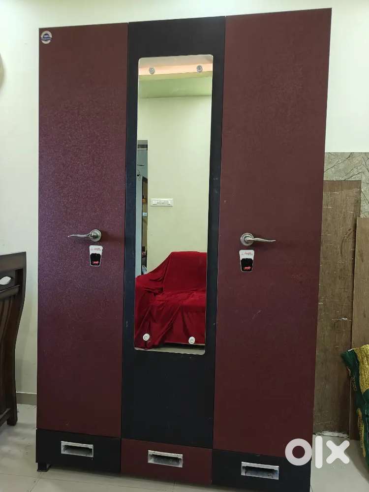 3 Door Iron Almirah - 7 month used ( Purchased new in 16000/-)