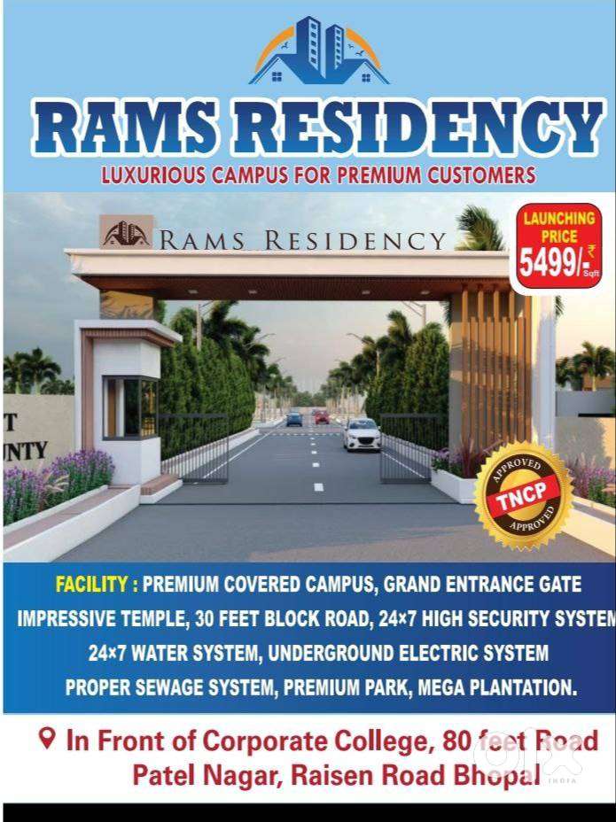 Premium Plots available in Luxury Covered Campus