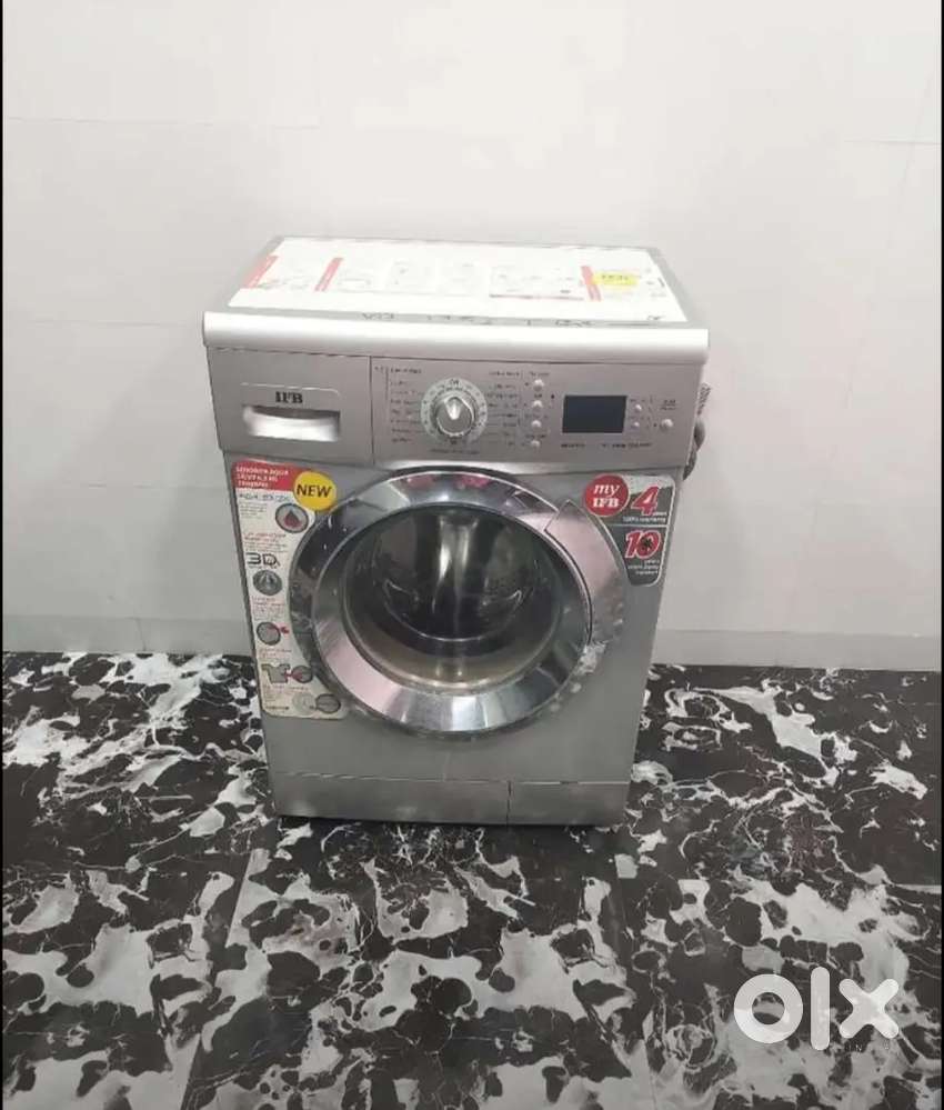 IFB front load grey colour fully automatic washing machine. Qpwuty 10
