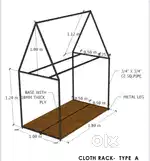 Garment Shop Top Wear Display Stand in Good Condition.