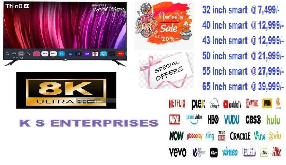 32 INCH SMART LED TV @ 7,499 /-