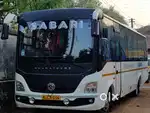 Bharat Benz fixed glass,Air condition, company service, 35 seats