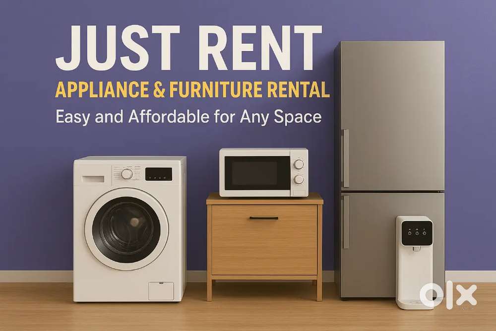 Just Rent - Washing machine, RO, fridge, furniture etc.