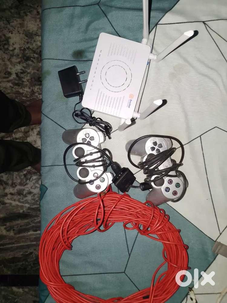Wifi Excitel new with adaptor+ 16 meter wire 4 mm +gaming remote ps4
