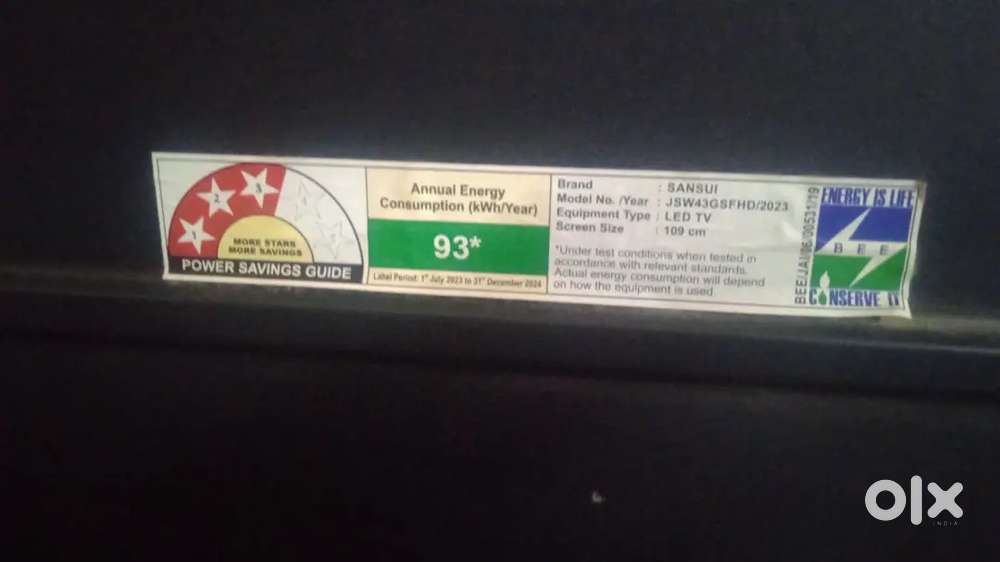 Sansui TV 43 inches