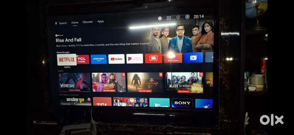 55 inch TCL iffalcon Andriod Smart LED TV working: lines on display