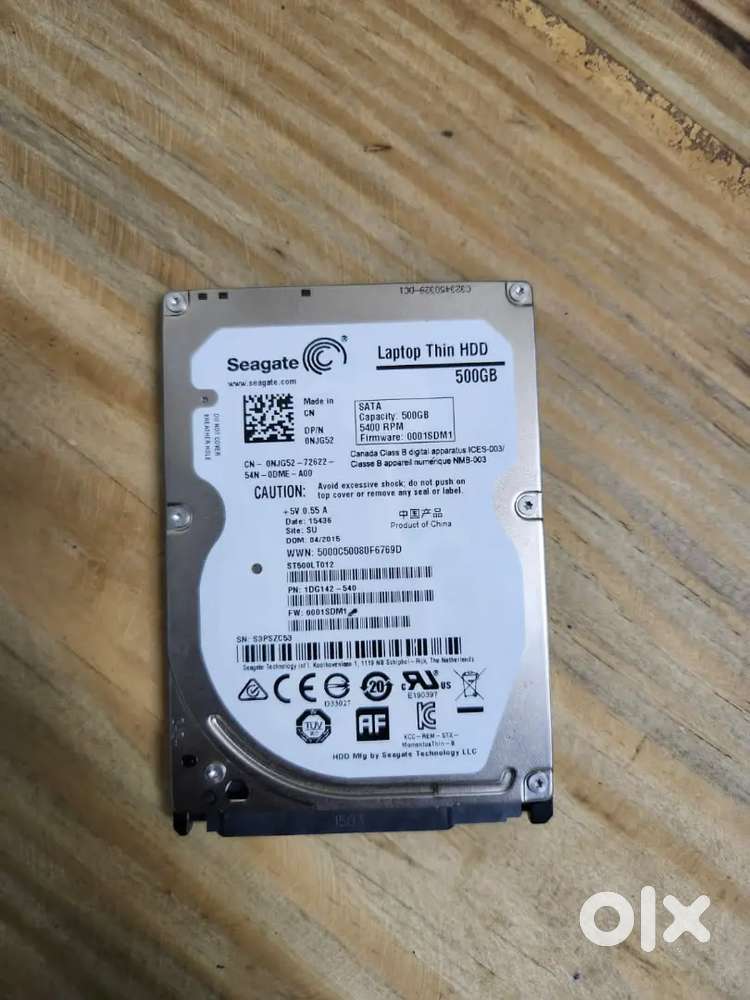 Seagate Laptop Thin Hard Disk (HDD) 500 GB nd Zebronics Wireless Mouse