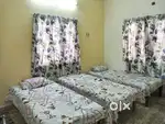 F.furd 1 bhk, 4 cots, AC, 1km to DLF, COMMERZONE, RMZ, self cooking