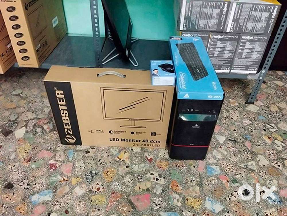 Intel dual core computer with monitor,keyboard &mouse(1 year warranty)