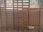 WOODEN BABY CRIB
