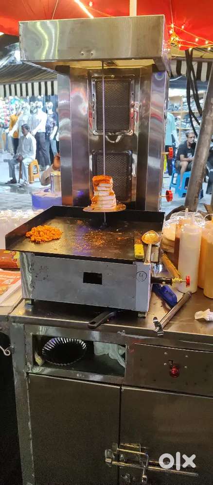 Shawarma machine for sell with sujata mixture in waranty