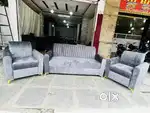 5 SEATER SOFA IN STRIPS MODEL AVAILABLE AT ZAM ZAM FURNITURE