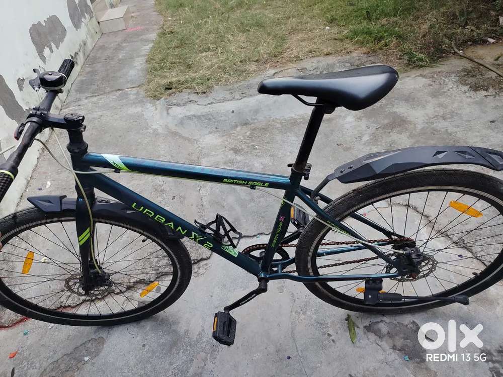 Affordable British Eagle Urban X2 700C Hybrid Bike - Single Speed