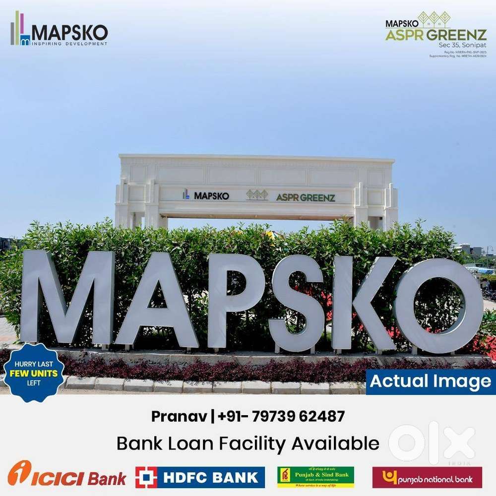 Prime 109 Sq Yards North-Facing Plot in Mapsko AspR Greenz