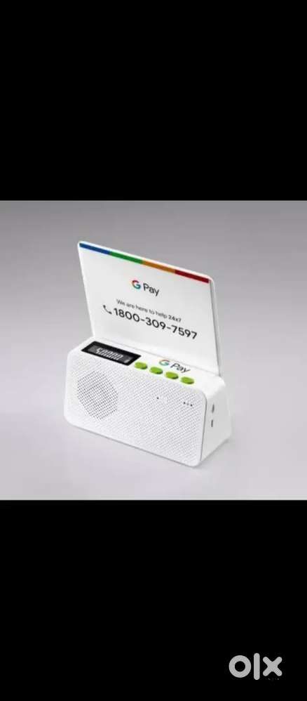 Googlepay sound box and google review card