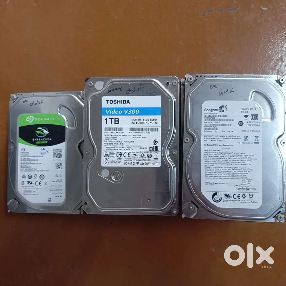 Desktop HDD's  in working condition