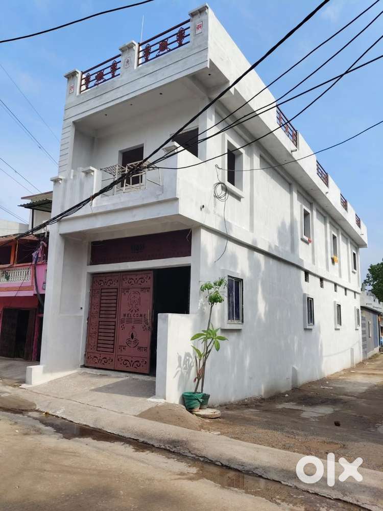 Corner House to side Road less modular kitchen plus registry done