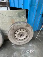 4 Swift Dzire original rim with used tyres