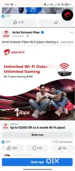 Airtel Wifi DTH sales