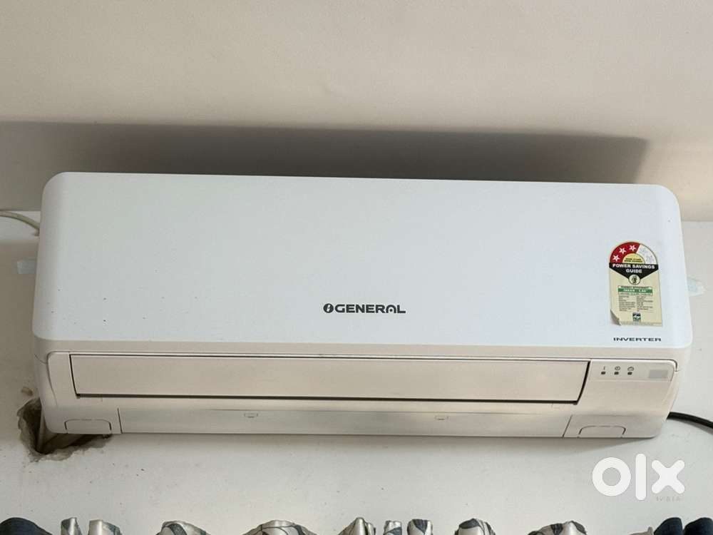 JUST 2 year old General split Ac 1 ton inverter power saving 3 STAR
