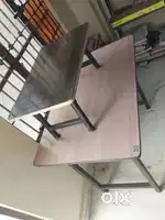 Folding table and study table