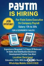Sales and marketing for paytm