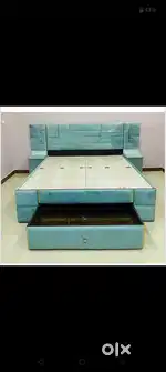 Full luxury bed with trolley all colours available
