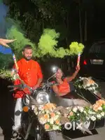 Wedding Bike for rent  for couple entry on marriange
