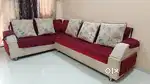 L shape sofa with Cusions