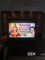 New TV unit with Led lights storage box