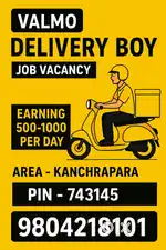 VALMO DELIVERY BOY JOB