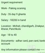 Mohali Chandigarh jobs