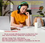 Urgent vacancy for smart people. Required- laptop/computer. Call me no