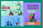 EARN 45000 RS MEDICINE DELIVERY JOBS FREE JOINING 7000RS JOINING BONUS