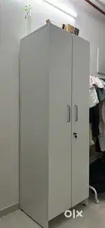 Wakefit Twill Engineered 2 Door Wardrobe