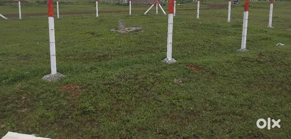 सात पाणी NA मंजूर नकशा. दोन रोड चा प्लॉट. पश्चिम आणि उत्तर