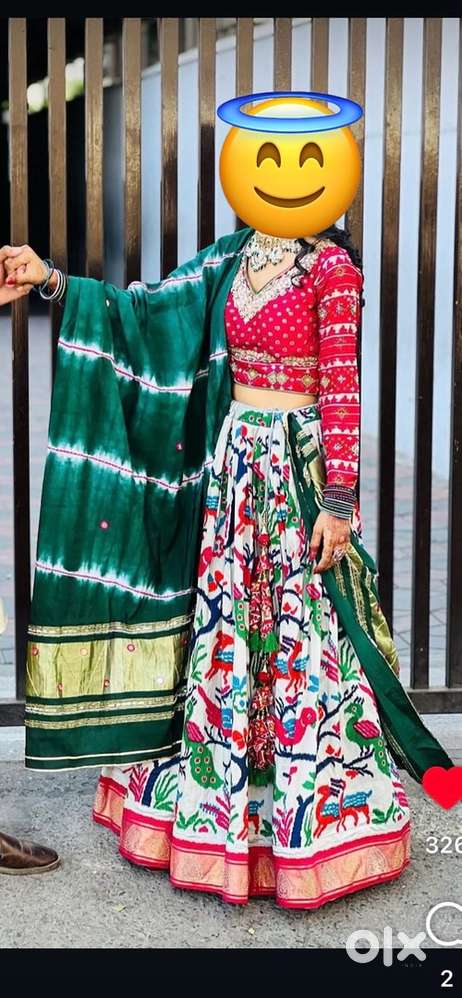 Patola design handwork choli designer piece