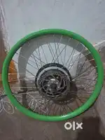 Electric vehicle motor wheel, battery, controller and other parts