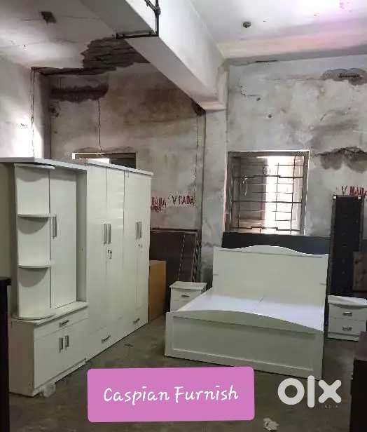 Caspian Furniture :- new bedroom set Include Bed / wardrobe / dresser
