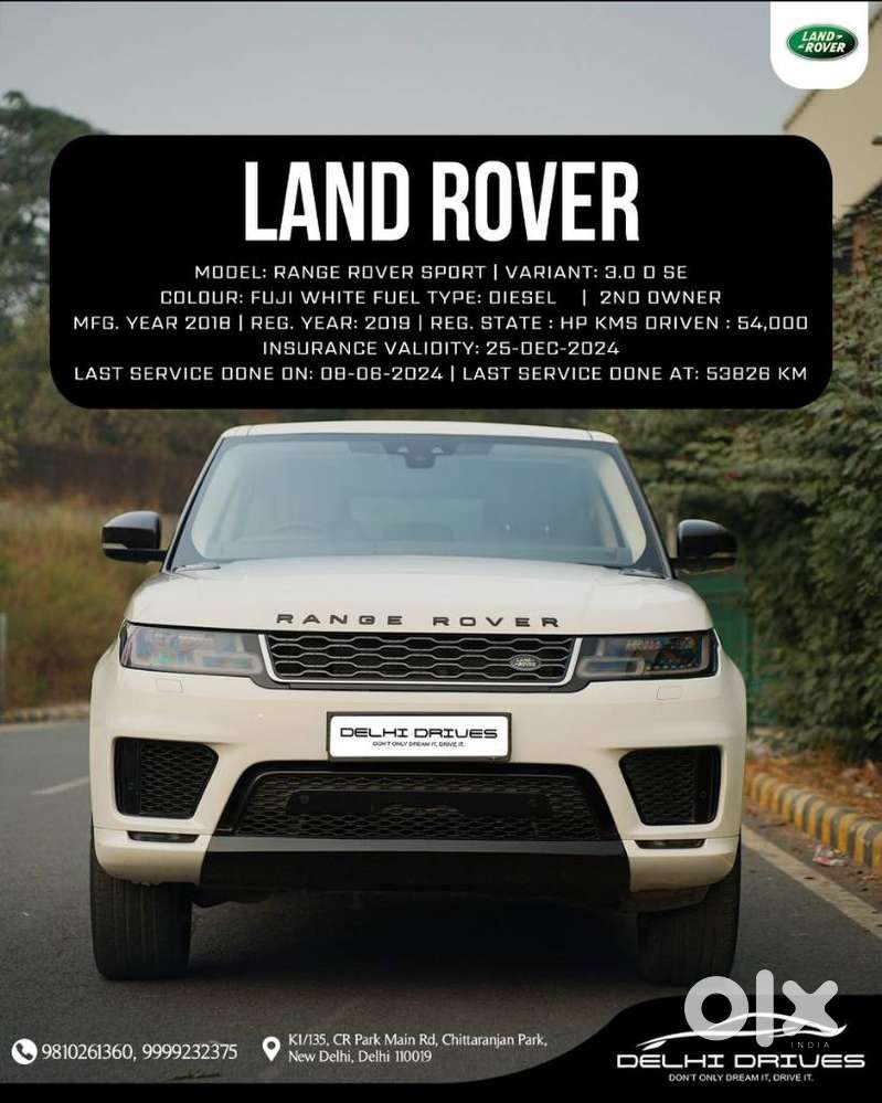 Land Rover Range Sport SDV6 SE, 2019, Diesel