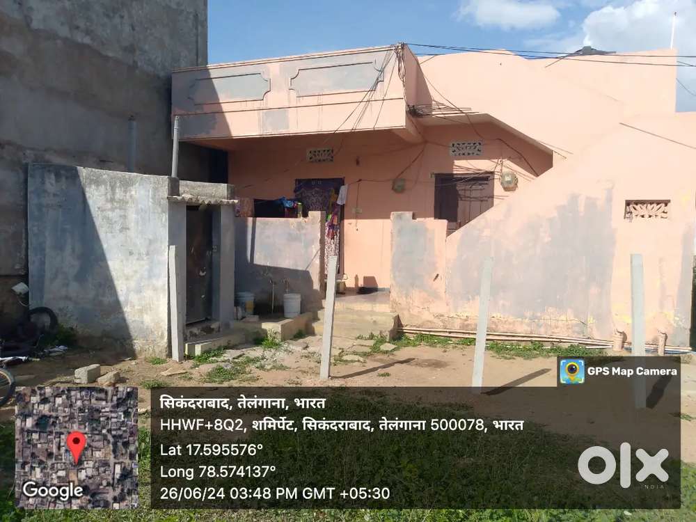 This house is located in shamirpet near bus stand many facilites
