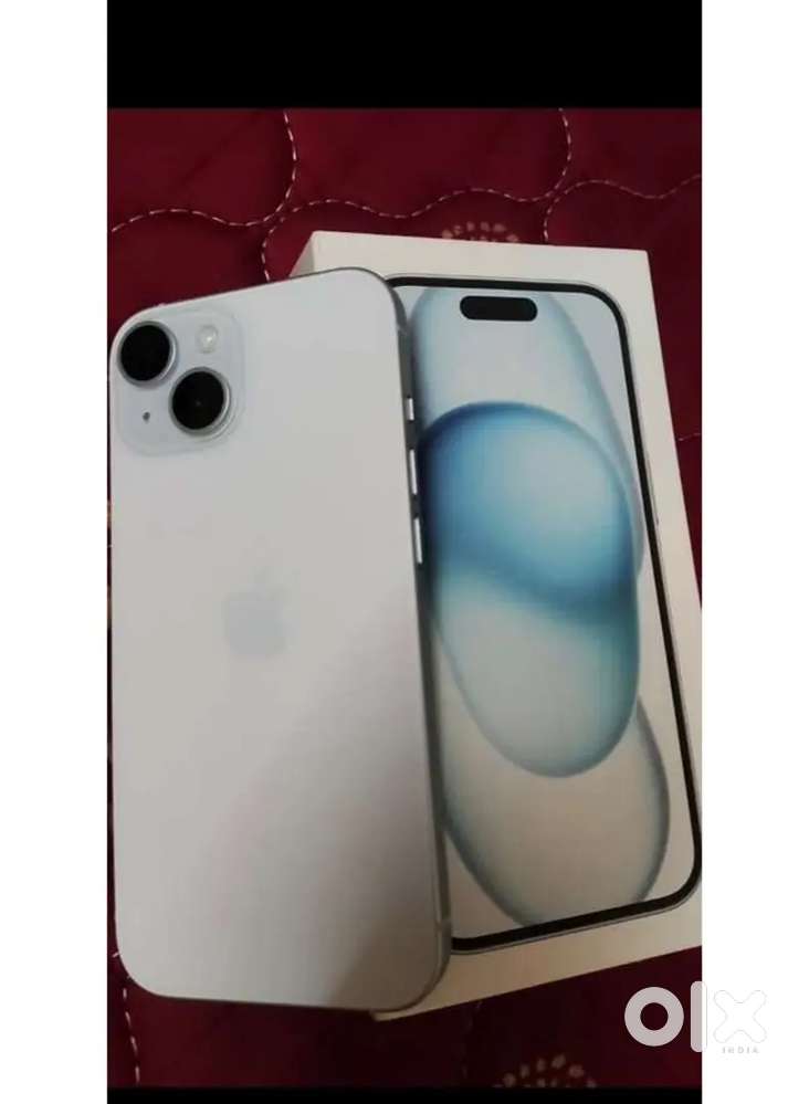 I Phone 15 white colour 96% battery health