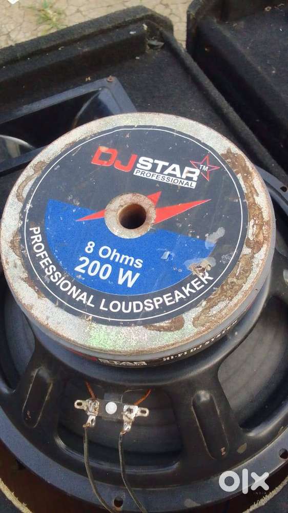 250 watt dj star  or cabinet sale Krna h
