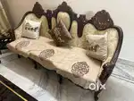 Orignal Teekwood 8 seater vintage style sofa