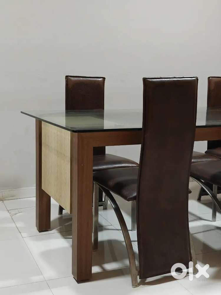 Glass Dining table.